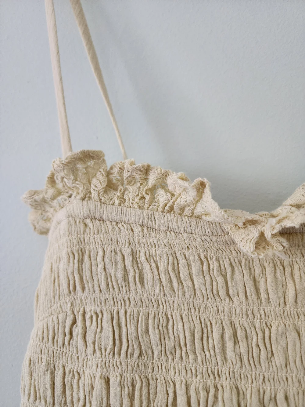 New With Tags Free People Smocked Sundress with Ruffle Hem - Picture 3 of 5